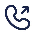 Outgoing Call Rounded SVG Icon